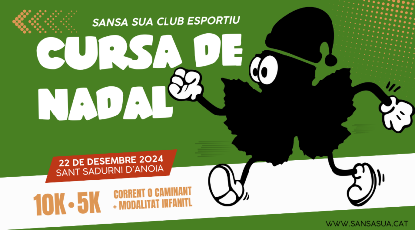 Xifra rècord de corredors a la Cursa de Nadal de Sant Sadurní d’aquest dissabte