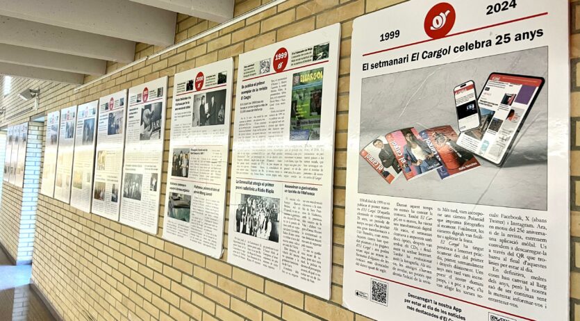 L’Hospital Comarcal de l’Alt Penedès acull l’exposició dels 25 anys de la revista El Cargol