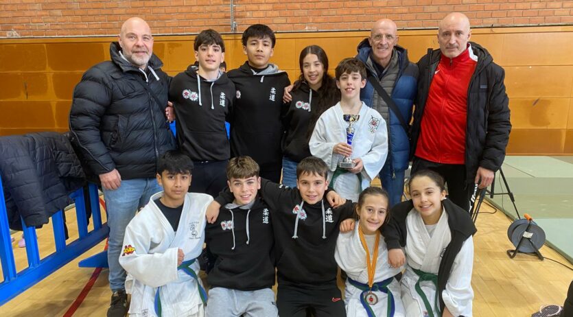 Iker Cabrera i Leo Pitton (Judo Vilafranca), campions de Catalunya infantils