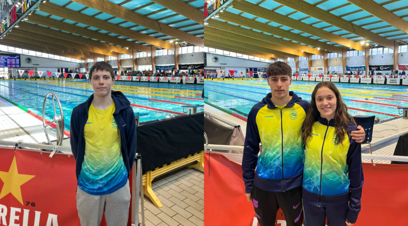 Marc Roig, Paula Garcia i Bernat Carmona (CN Vilafranca) participen al Camp. d’Espanya Open