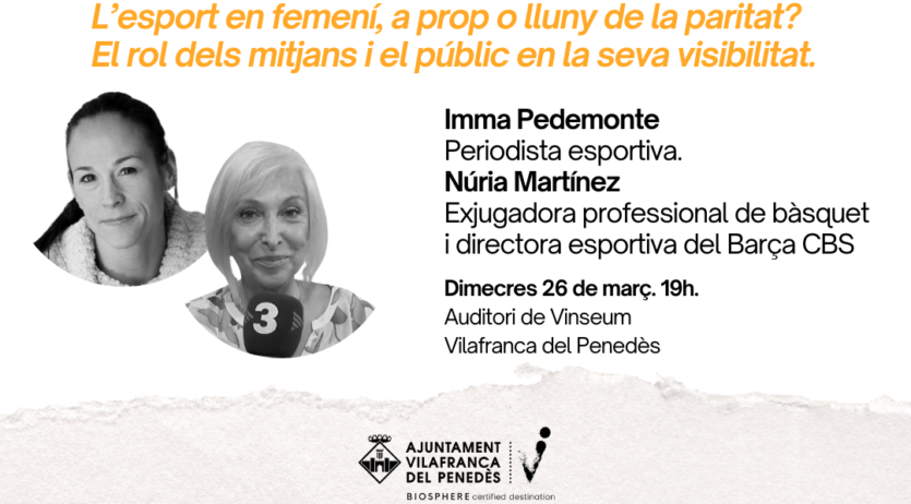 Imma Pedemonte i Núria Martínez al proper Tast d’idees