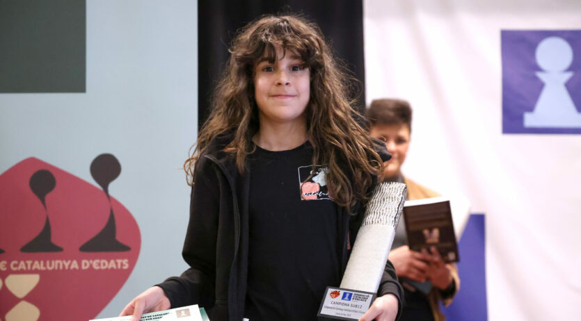 Sílvia Serradell (Escacs Vilafranca), campiona de Catalunya sots-12