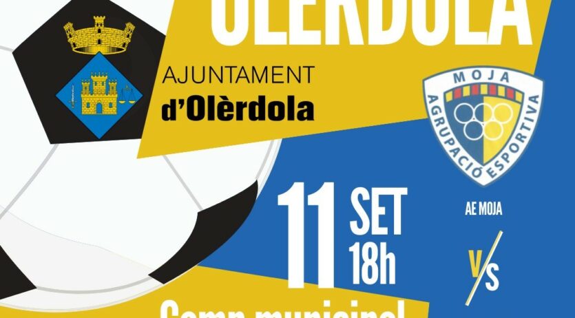 Moja i Calafell disputaran la 38a Copa Olèrdola de futbol