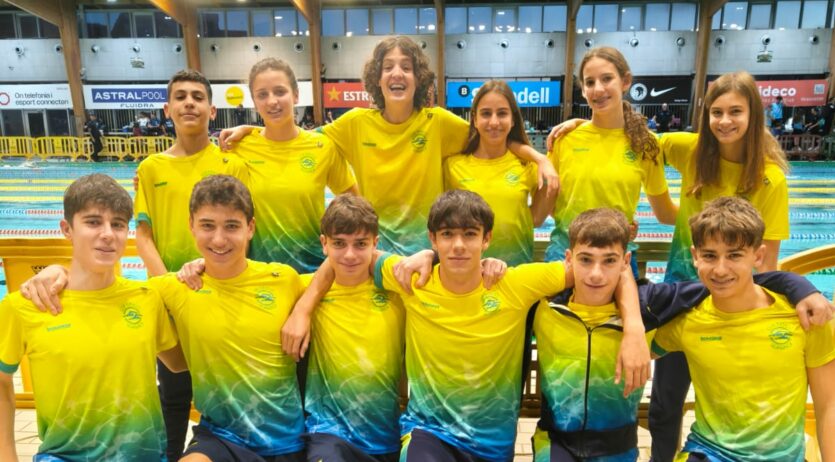 Actuació memorable del Club Natació Vilafranca amb 14 medalles al Campionat de Catalunya