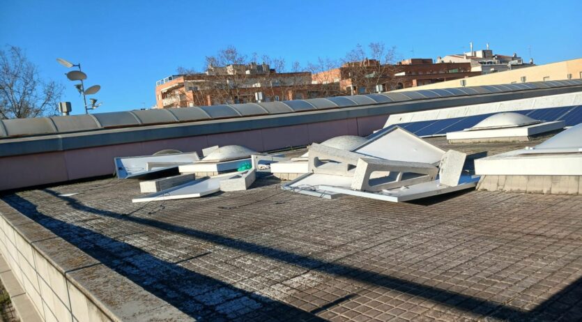 Incidències de diversa consideració a l’Hospital de Vilafranca per la ventada
