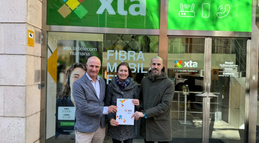 Vilafranca Activa signa un conveni amb l’empresa XTA per beneficiar el comerç local