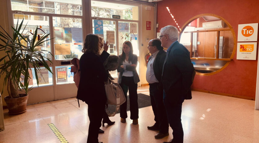 El secretari de Treball de la Generalitat visita Vilafranca