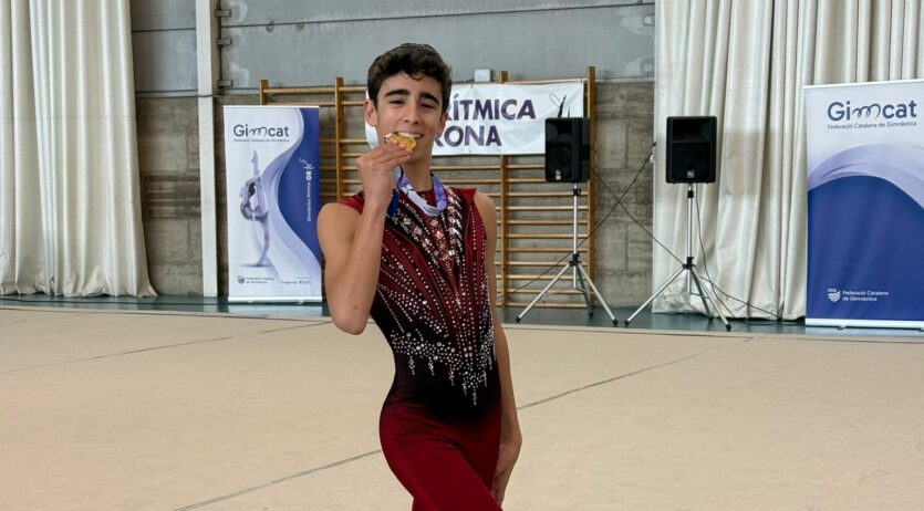 Primera posició de Victor Sierra (Rítmica Olèrdola) a la 1a Fase de Copa Catalana Cadet