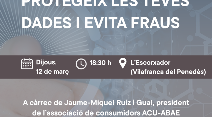 Sessió sobre seguretat digital pel Dia Mundial dels Drets de les Persones Consumidores