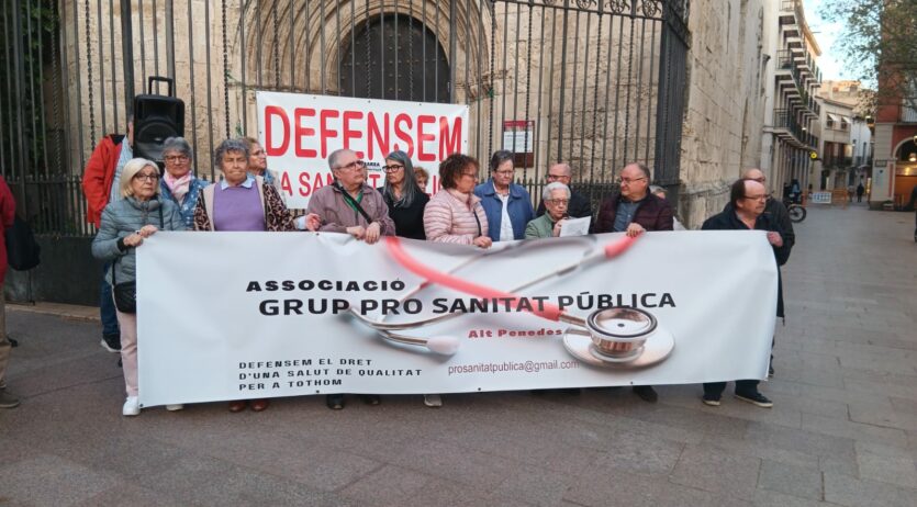 El Grup Pro Sanitat Pública convoca pel dia 7 una concentració a Vilafranca