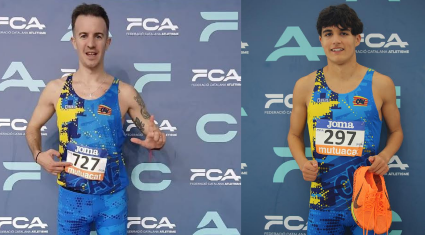 David Bertran i Lluc Peñafiel (CA Vilafranca) debuten al Campionat de Catalunya