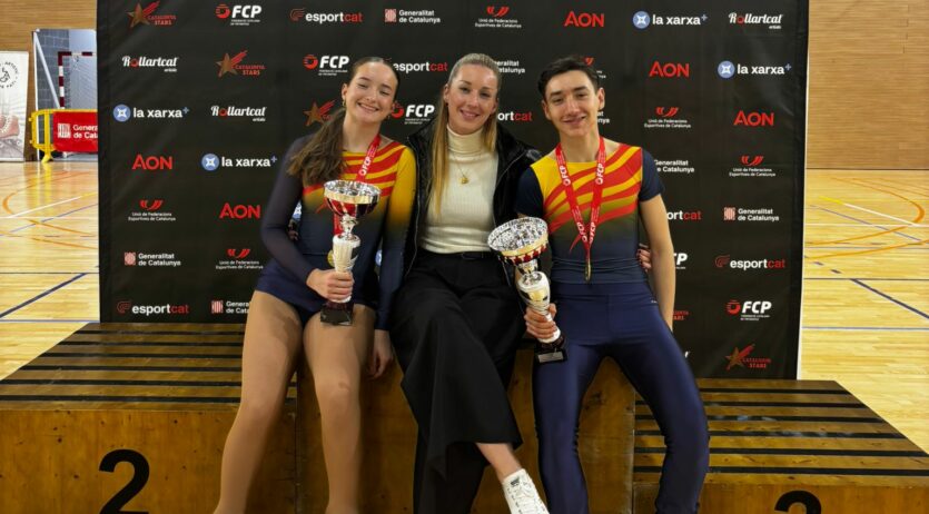 Laura Rocha i Pol Sánchez (Art&Xou), campions de Catalunya junior de Parelles Dansa