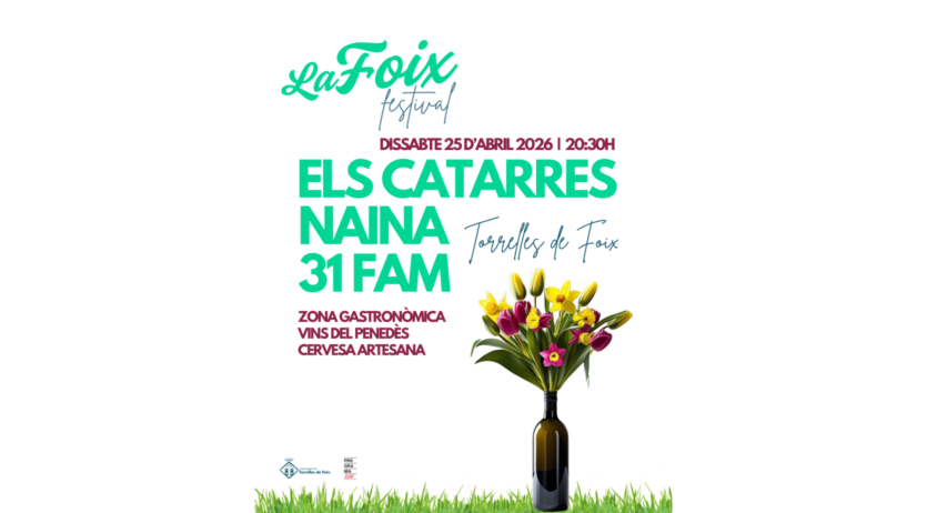 Els Catarres, 31 Fam i Naina ompliran de ritme Torrelles de Foix aquest dissabte