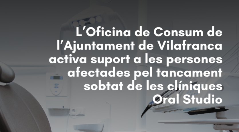 L’OMIC activa un suport a les persones afectades pel tancament sobtat d’Oral Studio