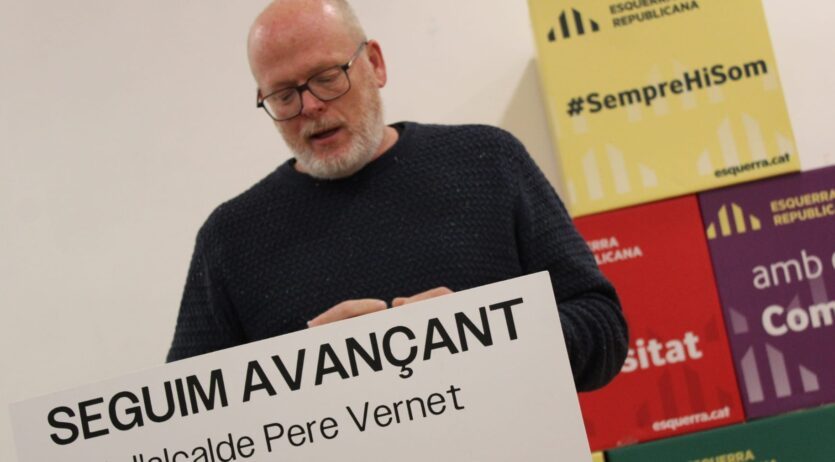 Pere Vernet i Caldú és reelegit com a candidat d’ERC a l’alcaldia de Sant Sadurní