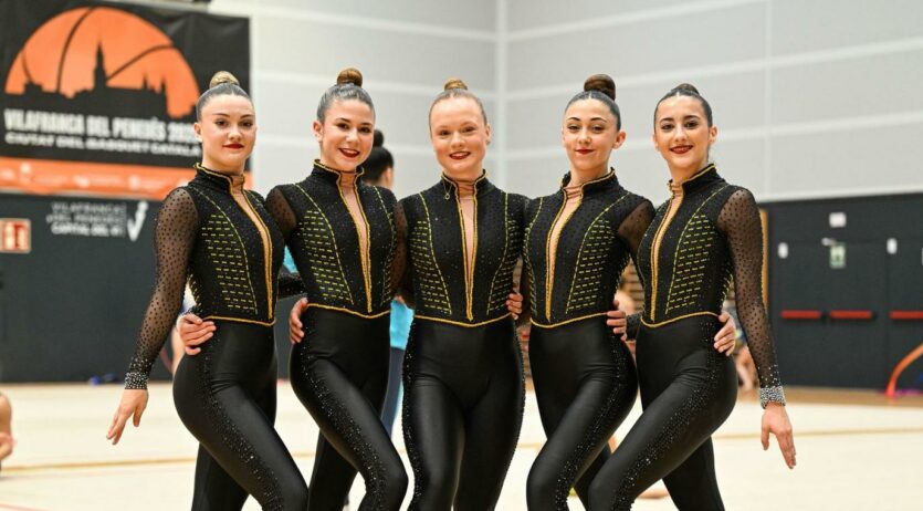 El Club Rítmica Vilafranca tanca el Campionat de Catalunya amb un títol i un sotscampionat