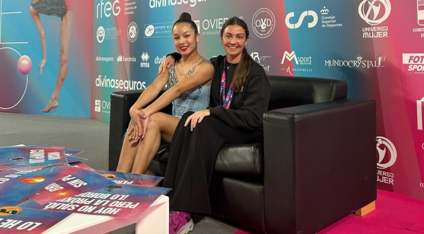 Ariadna Isaza (Rítmica Vilafranca), entre les millors gimnastes catalanes al Camp. d’Espanya