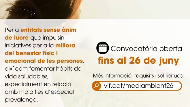 Vilafranca obre convocatòria d’ajuts per a activitats de promoció de la salut i el benestar